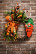 🥕 “Carrot Patch Welcome Wreath”