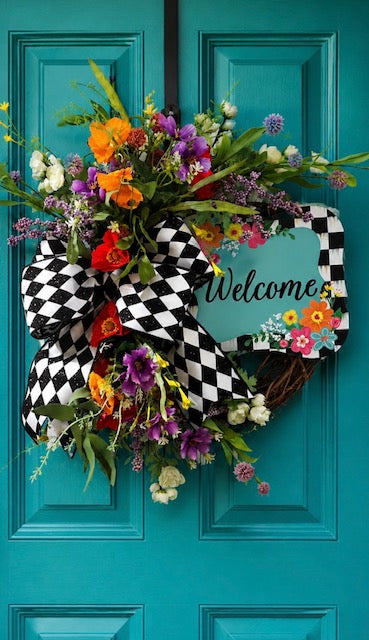 🌸 Bright & Cheerful Everyday Welcome Wreath 🌸